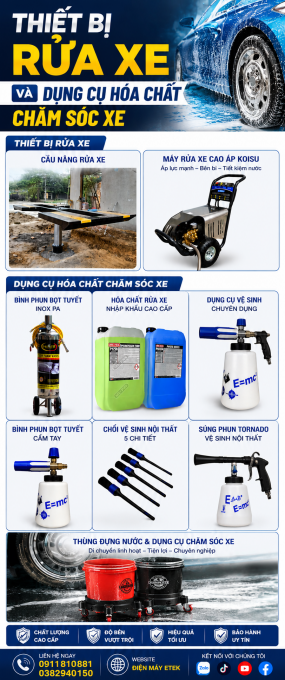 Thiết Bị Trạm Rửa Xe