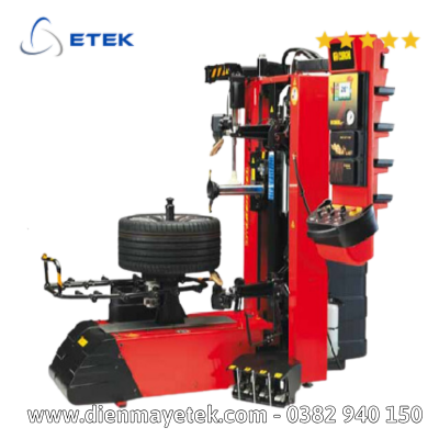 Máy ra vào lốp xe con điều khiển tự động và kiểm tra cảm biến áp suất lốp (1 pha, màu đỏ RAL 3002) MASTER CODE