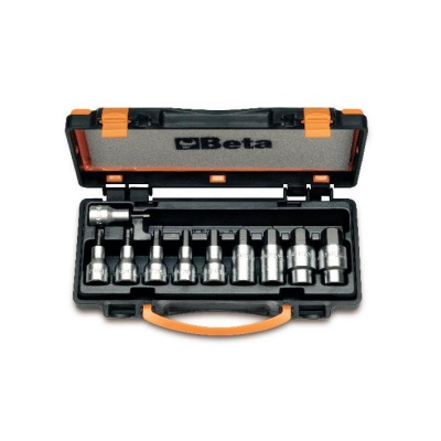 Bộ khẩu đầu lục giác 1/2", 10 chi tiết (4 - 19 mm) hãng Beta nhập khẩu
