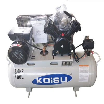 Máy nén khí piston 3HP, 1 pha, bình tích 100 lít Model V-31001