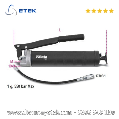 Bơm mỡ cầm tay bằng khí nén 500cc Model 1750 500