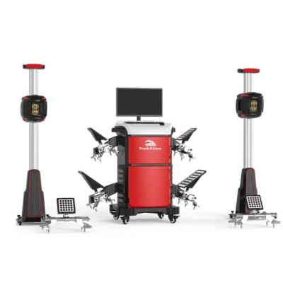 Thiết bị kiểm tra góc đặt bánh xe công nghệ 3D 4 camera cho xe tải, bao gồm bộ 6 kẹp vành Model: TRUCK E3 Thương hiệu: DOOCAR