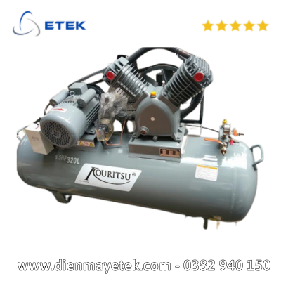 Máy nén khí piston 7.5HP, 3 pha, bình tích 320 lít Model W-5.53203