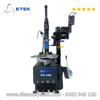 Máy ra vào lốp có tay hỗ trợ tỳ đè hãng Koisu K.PL 3266