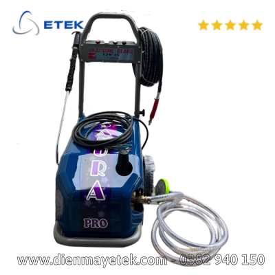 Máy rửa áp lực cao nước lạnh 95 Bar, 2.2 Kw (1 Pha, Kèm phụ kiện) Model VJW - 2.2 S