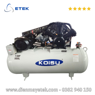 Máy nén khí piston 7.5HP, 3 pha, bình tích 500 lítModel W-5.55003