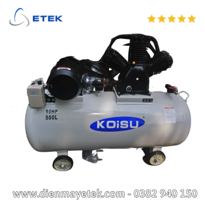 Máy nén khí piston 10HP, 3 pha, bình tích 500 lít Model W-7.55003