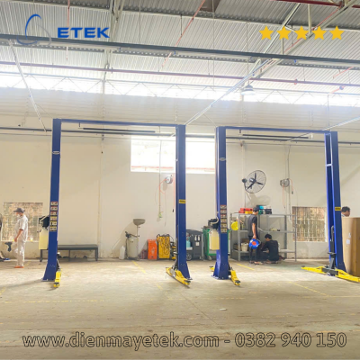 Cầu Nâng 2 Trụ Có Cổng tải trọng  4 tấn hãng Koisu nhập khẩu