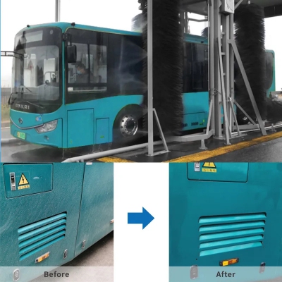 Hệ thông rửa xe có chạm chuyên dùng cho xe buýt hãng Koisu K.M-BS0400G 