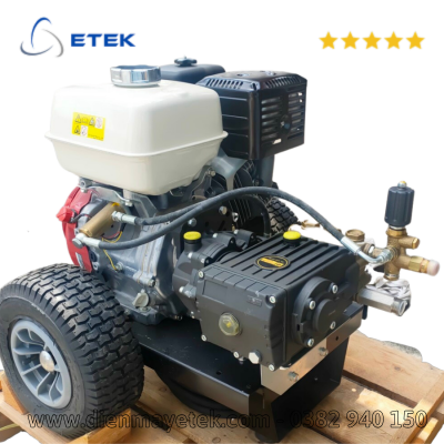 Máy rửa áp lực cao nước lạnh 200 Bar, 13 HP (Động cơ xăng, Kèm phụ kiện).Model BENZ-C.IDAF40359
