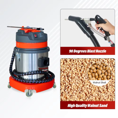 Máy làm sạch buồng đốt ô tô (bằng hạt óc chó)