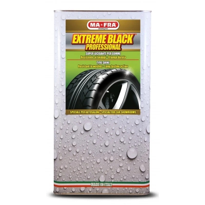 Hóa chất xịt bóng lốp gốc dầu Extreme Black hãng MAFRA nhập khẩu Italy Model P0761