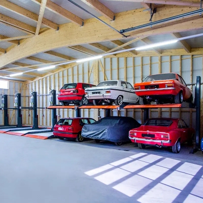 Cầu nâng đỗ xe ô tô dạng 2 trụ chuyên dùng gia đình tải trọng 2.7 tấn hãng MUTRADE nhập khẩu