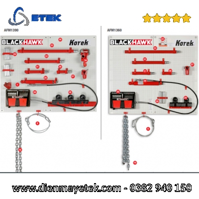 Bộ kéo nắn khung xe tai nạn kiểu chìm Blackhawk 6.5M và 4.8M