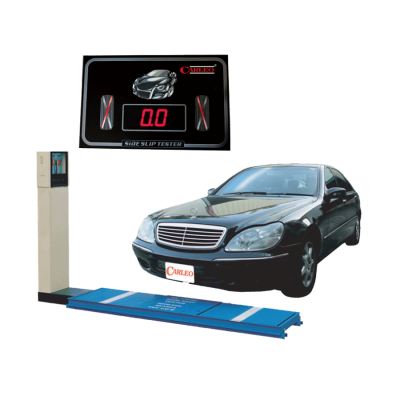 Bệ kiểm tra phanh xe con, tải trọng 4 tấn (Màu xám RAL7046 - Có giá đỡ màn hình) Model: SL-380 hãng Carleo