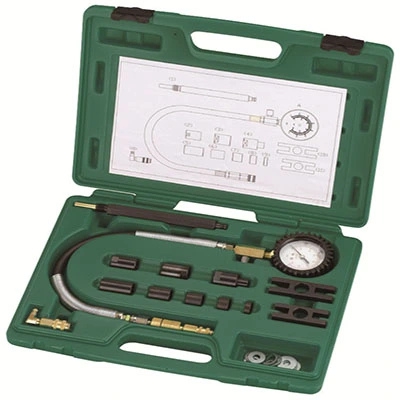 Dụng cụ kiểm tra áp suất động cơ diesel 0-1000 PSI (Hiển thị kim, 5 đầu nối) hãng Jonnesway AI020051