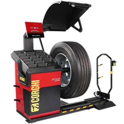 Máy cân bằng lốp xe tải, xe bus 220V 1 pha hãng corghi xuất xứ ITALY