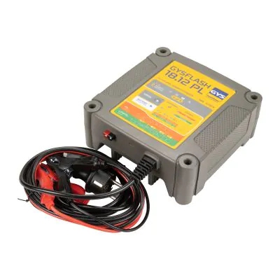 Thiết bị nạp ắc quy chì/ pin lithium 12V, dòng 18A, có chức năng nuôi ắc quy Model: GYSFLASH 18.12 PL