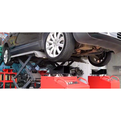 Bệ kiểm tra rung lắc 2.2Kw tải trọng 3 tấn (kiểm tra trên cầu nâng, 3 pha, màu đỏ) Thương hiệu: KOISU  Model: K.PL-YS100