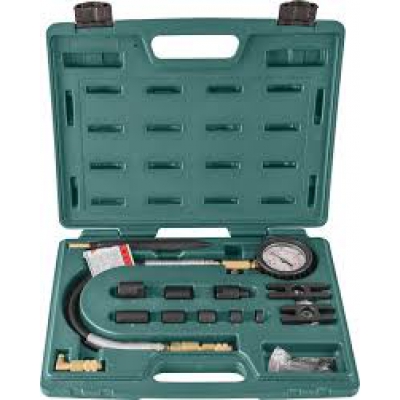 Dụng cụ kiểm tra áp suất động cơ diesel 0-1000 PSI (Hiển thị kim, 3 đầu nối)