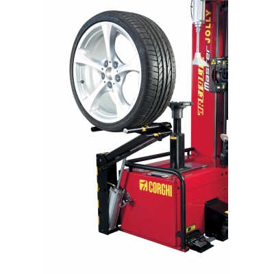Máy ra vào lốp xe con điều khiển tự động Thương hiệu CORGHI Xuất Xứ Italy MASTER JOLLY