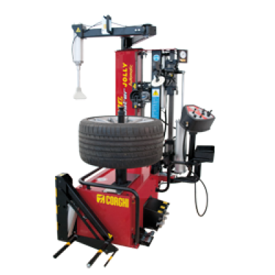 Máy ra vào lốp xe con điều khiển tự động Thương hiệu CORGHI Xuất Xứ Italy MASTER JOLLY