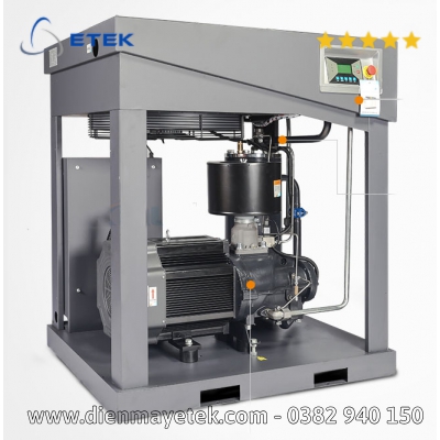 Máy nén khí trục vít 15Hp, 3pha, bình tích 300 lít model XLAMT15A
