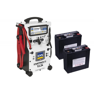 Thiết bị hỗ trợ khởi động đề 12/24V model: STARTPACK 12.24 CI hãng GYS nhập khẩu Pháp cao cấp