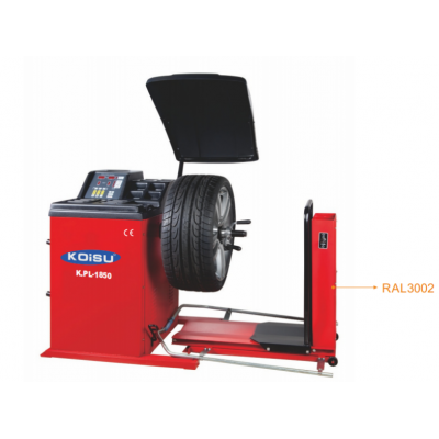 Máy cân bằng lốp xe tải 0.75 kW (1 pha, màu đỏ RAL3002) Model: K.PL-1850 Thương hiệu: KOISU