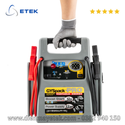 Thiết bị kích đề xe ô tô, du lịch xe tải nhỏ dòng 12V Hãng GYS của Pháp GYSPACK PRO