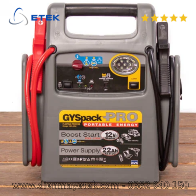 Thiết bị kích đề xe ô tô, du lịch xe tải nhỏ dòng 12V Hãng GYS của Pháp GYSPACK PRO