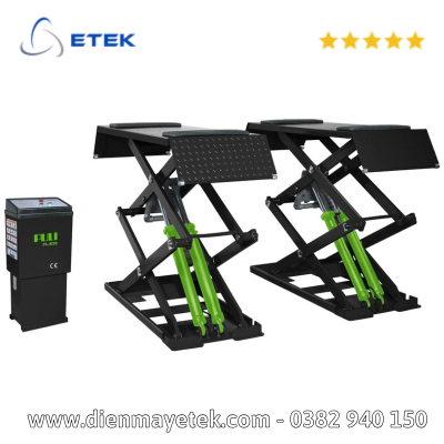 Cầu nâng cắt kéo nâng bụng 3 tấn, lắp nổi di động Hãng KOISU Model: PL-B30Y