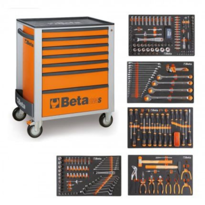 Tủ dụng cụ 7 ngăn hãng beta cao cấp 295 chi tiết 2400S-O7/E-L