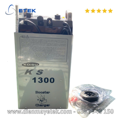 Thiết bị nạp ắc quy và khởi động đề 12-24V/60A/1300A ( 1pha) Hãng Koisu