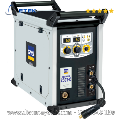 Máy hàn MIG-MAG 250A, 3 pha (đã bao gồm phụ kiện) Thương hiệu: GYS MULTIWELD 250T-C