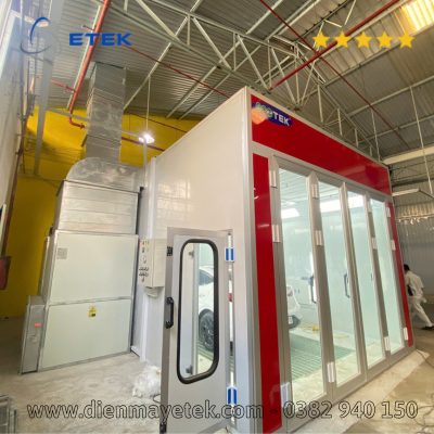 Phòng Sơn Sấy Hồng Ngoại Lắp Âm Sàn Hãng ECOTEK Tiểu chuẩn ITALY