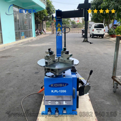 Máy ra vào lốp K.PL 1206 kẹp cao chuyên dùng xe máy điện, ô tô, xe tải nhẹ