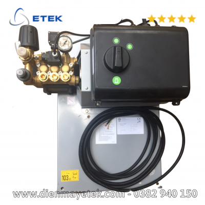 Máy rửa áp lực cao treo tường 130 Bar, 3Kw (1 Pha, Kèm phụ kiện)Model MLC-C D1310P4 M